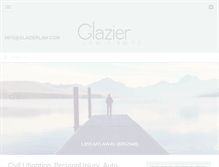 Tablet Screenshot of glazierlaw.com